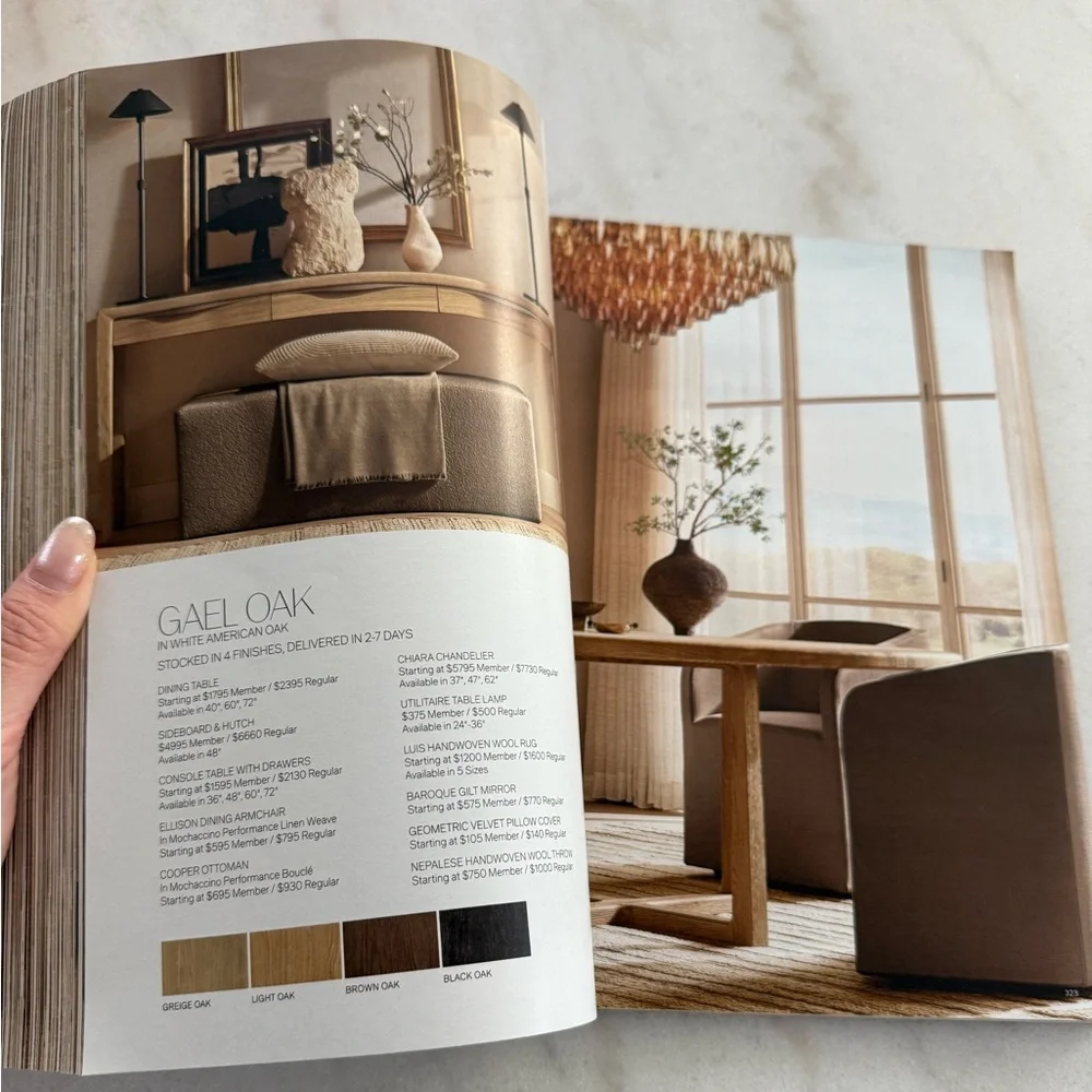 RH Restoration Hardware Magazine - 2025 Spring Interior Catalog